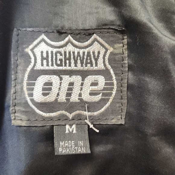 Highway Leather Black Low rise Motorcycle Leather Chaps Studded Biker Size M - Picture 12 of 17